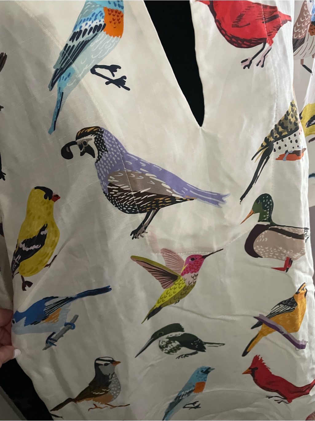 Lesly Evers Bird Dress Nwt Sz Xl — image 6 of 8